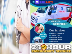 Pick Medilift Advanced Ambulance Service in Rajendra Nagar